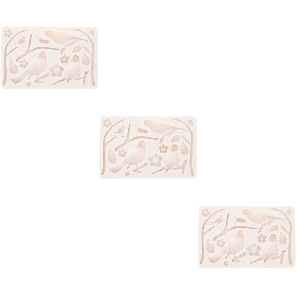 3 Count Mold Cookie DIY Mould Chocolate Candy Molds Baking The Bird eBay