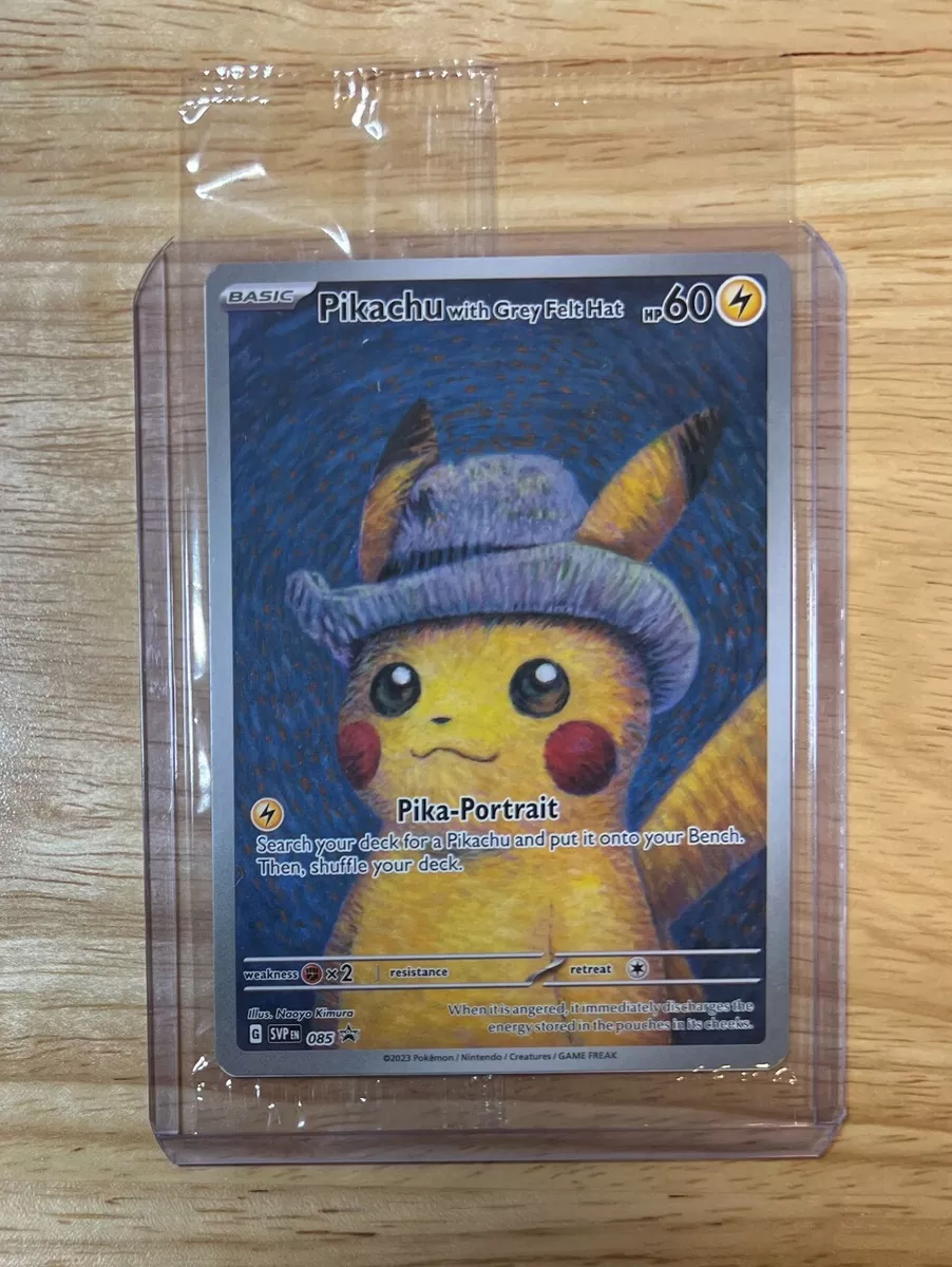 This Pokémon x Van Gogh Pikachu TCG promo card is perfect