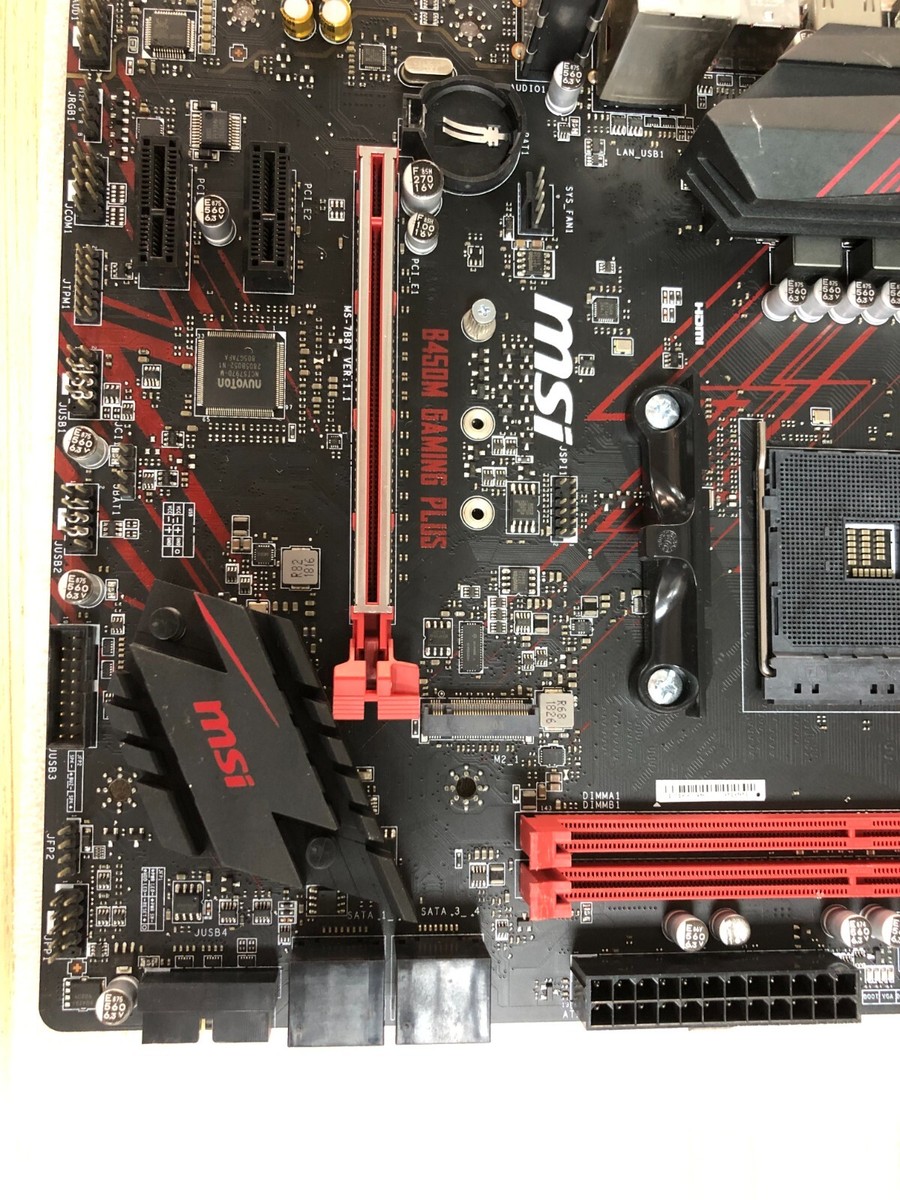 MSI B450M GAMING PLUS AM4 AMD B450 SATA3 USB 3.1 HDMI MATX MSI B450M GAMING PLUS AM4 AMD B450 SATA3 USB 3.1 HDMI MATX