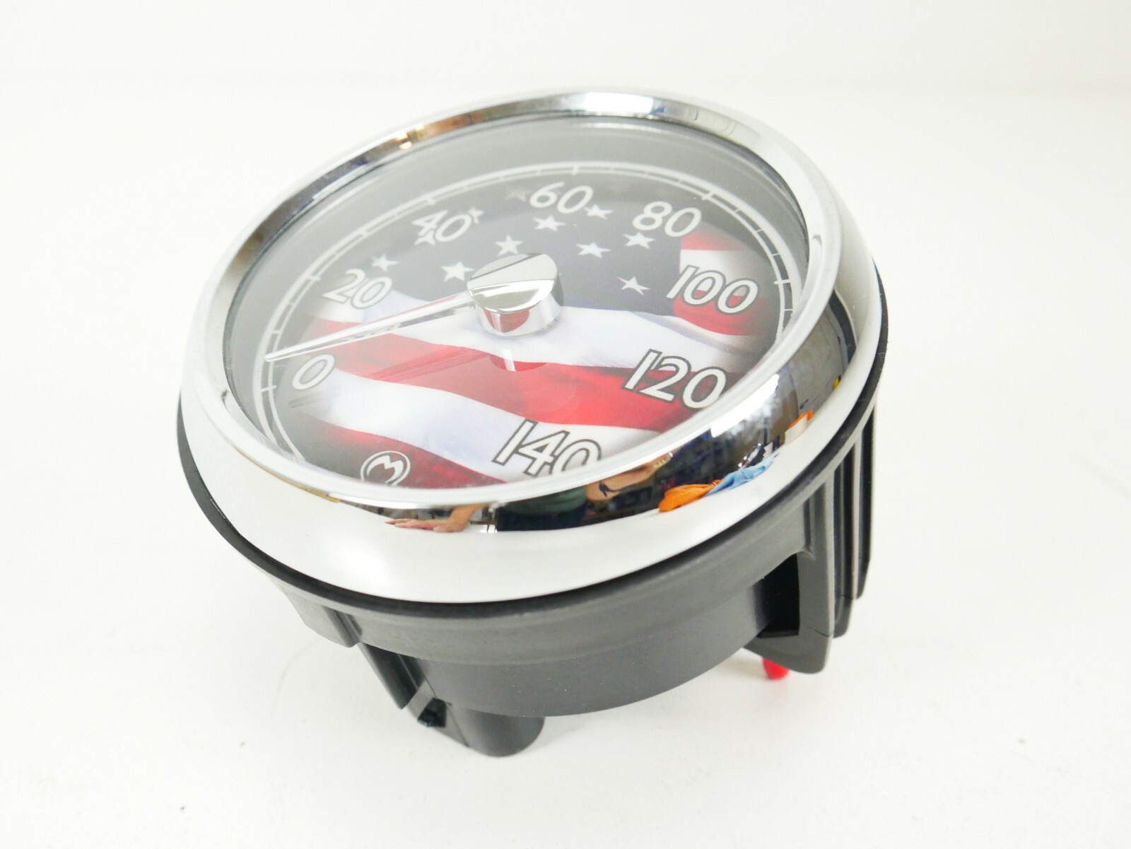 3In Speedometer 140 MPH Harley Davidson USA Flag 8630-00037-19