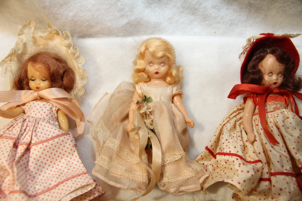 MUÑECAS NANCY ANN CUENTOS VINTAGE - Lote de 5 Muñecas Bisque 5.5" Ver Fotos Foto 3 de 4