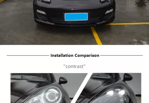 Headlights For Porsche Panamera 970 2010-2013 upgrade to 2022 Led Headlamp - Foto 9 di 16