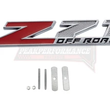 3D Metal Z71 OFF ROAD Front Grille Emblem Badge for Silverado Sierra Tahoe RED