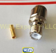 SO239 UHF Female Plug Clamp for LMR600 RF Coa...