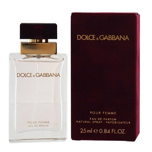 DOLCE & GABBANA POUR FEMME 25ML EAU DE PARFUM SPRAY BRAND NEW & SEALED