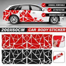 Universal Car Truck Side Body Sticker Graphic Triangles DIY Vinyl Decal Decor