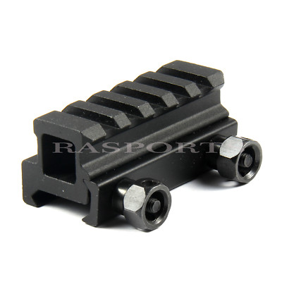 0.75'' inch 5 Slot Medium Riser 20mm WEAVER PICATINNY See Through Scope Mount