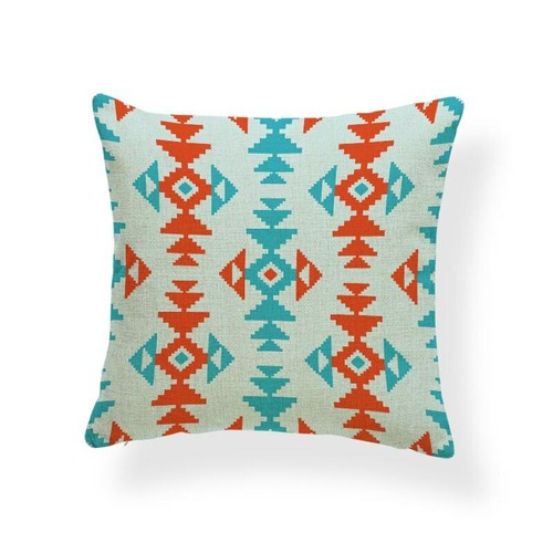 Tribal Patterns Aztec Cushion Cover Geometry Ikat Arrow Pillow Case Vintage - Picture 25 of 36