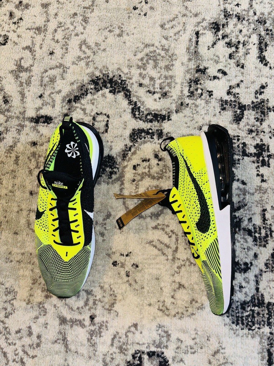 Nike Air Max FlyKnit Racer Shoes \'Volt\' (FD4610-700) sz‎ 13 Nike Air Max FlyKnit Racer Shoes  main image 2