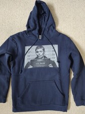 Supernatural Dean Winchester Mugshot Navy Men's Medium Hoodie