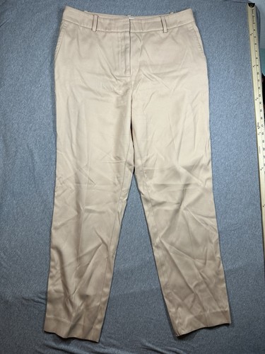 Reiss Sukienka Spodnie Damskie USA 10 Beżowe Slacks High Rise Office - Zdjęcie 1 z 7