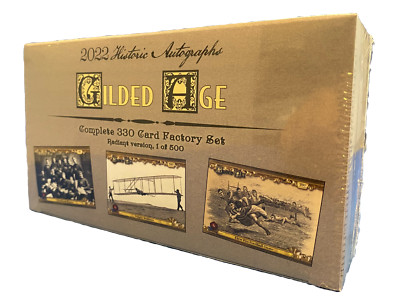 2022 Historic Autographs Gilded Age Factory Set - Radiant Version Limited to 500