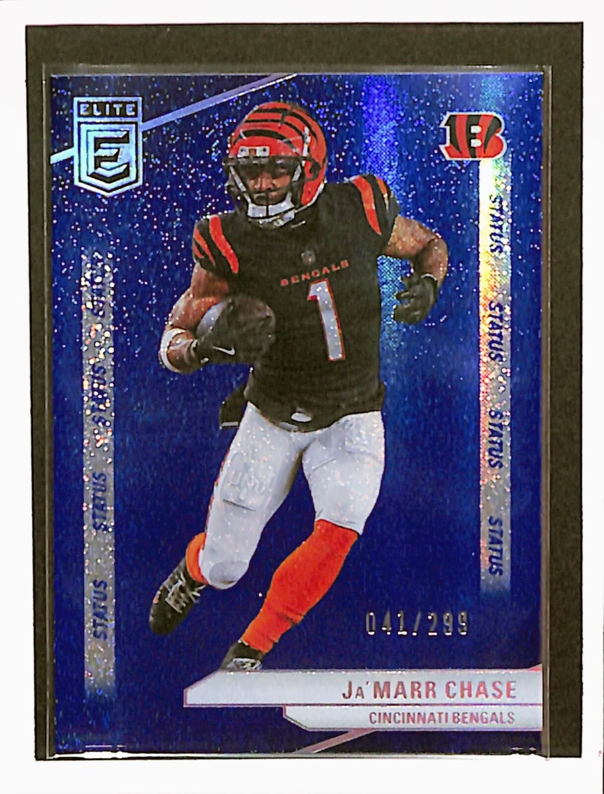 2024 Donruss Elite Ja'MARR CHASE #10 "STATUS" BLUE /299 CINCINNATI BENGALS