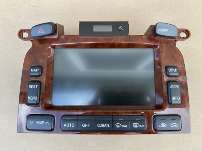 2004-07 Toyota Highlander GPS Navigation Information Display 