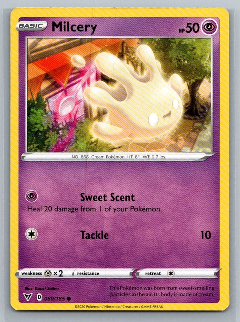 Milcery 80/185 Vivid Voltage Common Pokémon TCG 2020