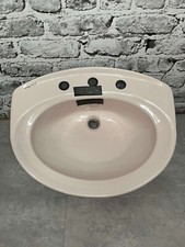 Armitage Shanks Tiffany Semi Recessed Vanity Basin in Almond Rose Brand New