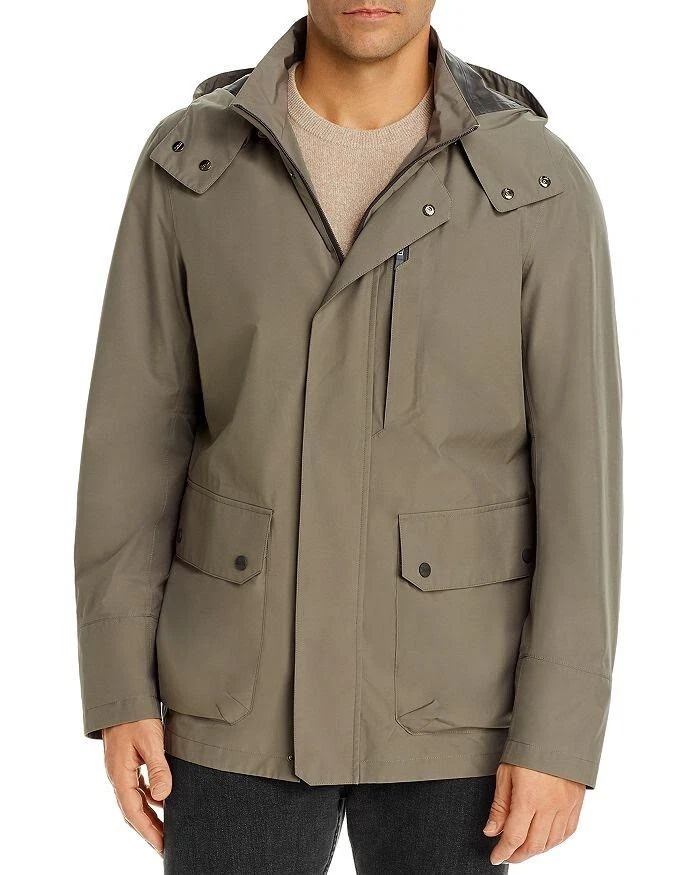 Herno L89603 Mens Grey Technical Field Jacket Size 50