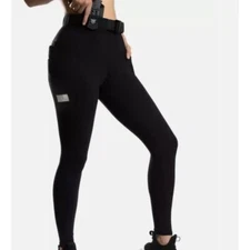 WE THE PEOPLE HOLSTERS Defender BLACK Premium Tactical Leggings With Belt Loops 