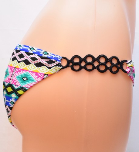 Raisins Womens Hollywood U-Wire Brief Lowrider Bikini Bottom, Size Medium - Picture 3 of 8