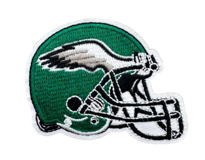 Philadelphia Eagles Helm Patch Aufnäher zum Aufbügeln  American Football NFL