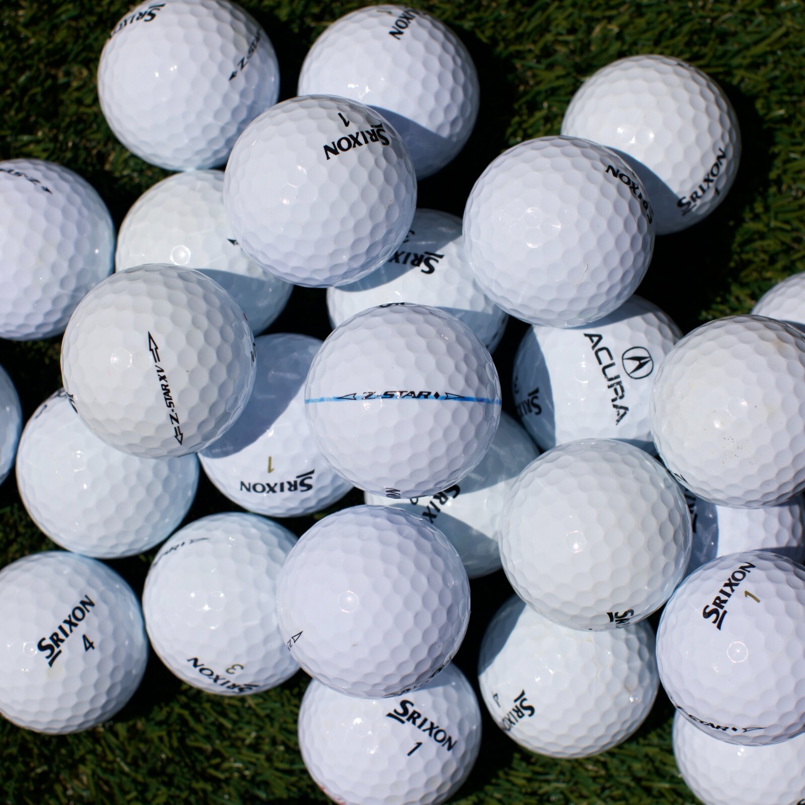 48 Srixon Z Star XV Used Golf Balls Near Mint Condition 5A / 4A FREE SHIPPING