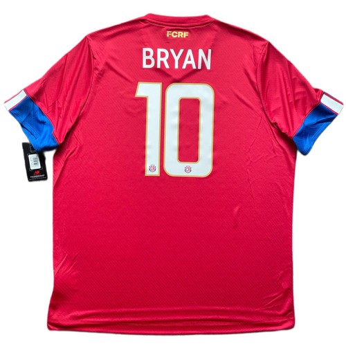 2022 Costa Rica Home Jersey #10 Bryan Ruiz 2XL Soccer World Cup NB Red NEW - Picture 3 of 16
