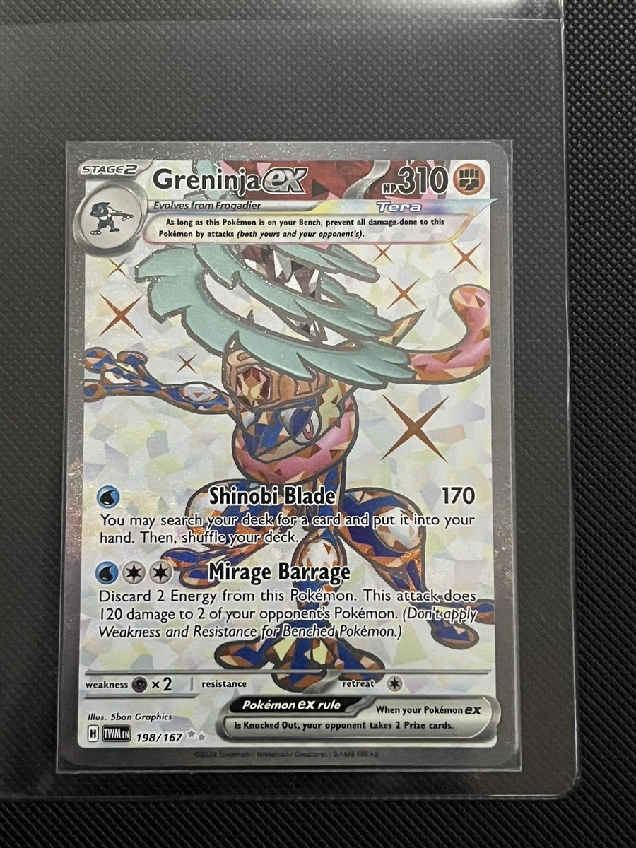 Greninja ex 198/167 Full Art Ultra Rare Twilight Masquerade