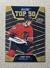 2019-20 Upper Deck Allure Top 50 #T502 Kirby Dach Blackhawks 🏒🔥