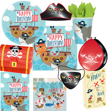  Piratenparty Kindergeburtstag Happy Birthday Pirat Piratenfest Mitgebsel Deko