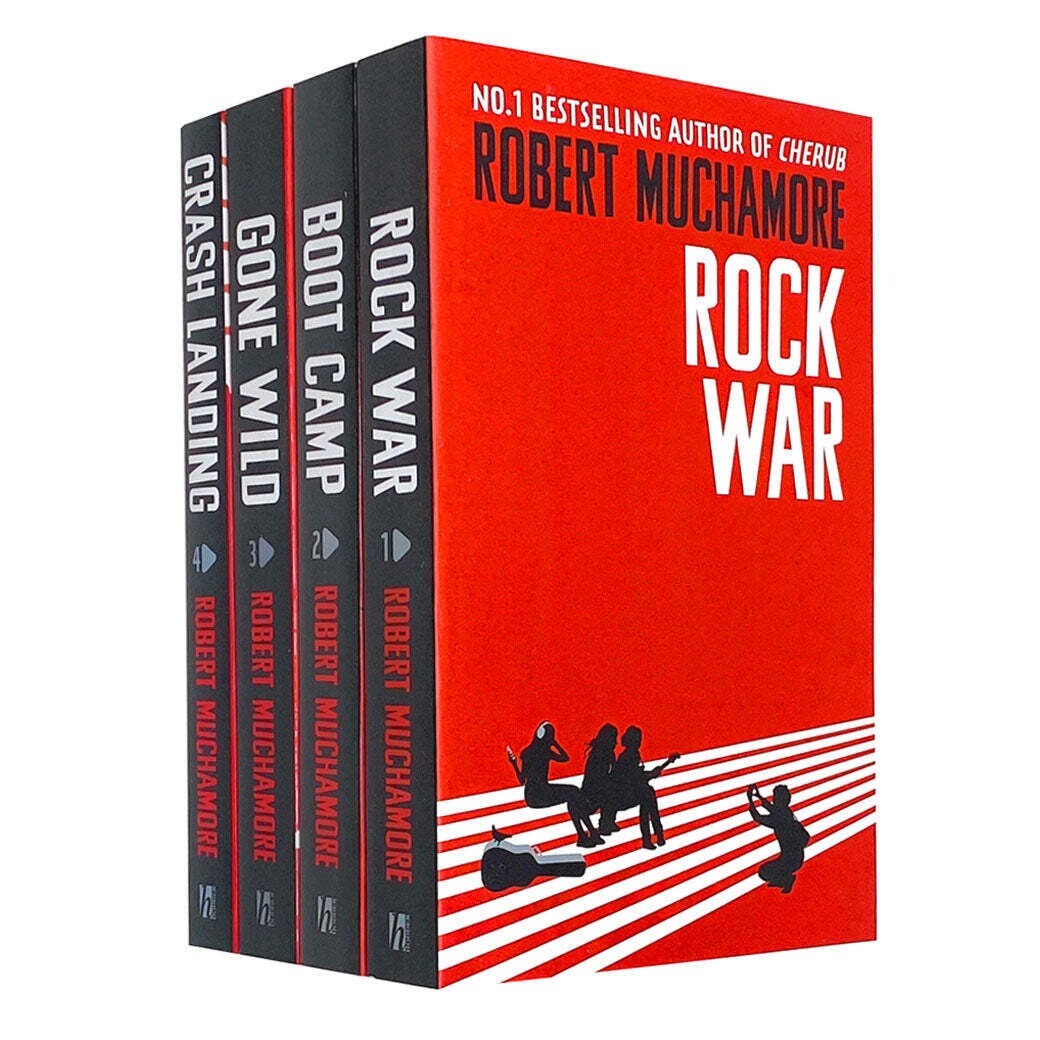 Robert Muchamore Rock War Series Collection 4 Books Set Paperback Paperback NEW