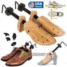 Professional 2-Way Wooden Shoe Stretcher for Women Men, Shoe Expander Widener