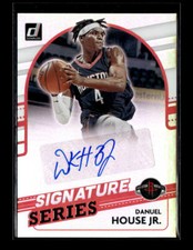 2021-22 Donruss #SS-DHJ Danuel House Jr. Signature Series AUTO