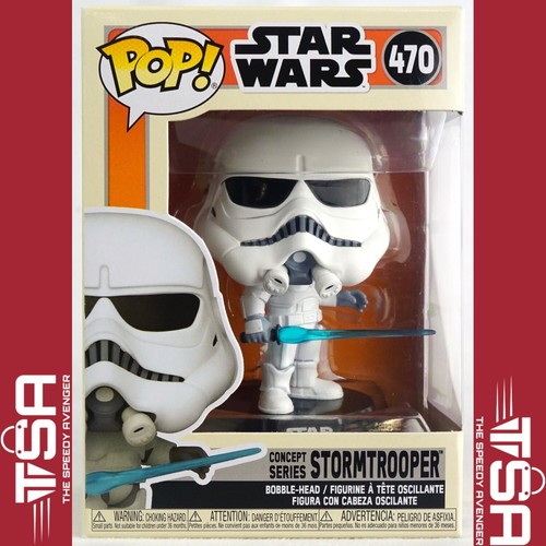 Funko Pop! Star Wars CONCEPT SERIES STORMTROOPER #470 2021 With Protector