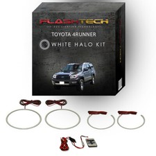 White Angel Eye LED Halo kit & RF Remote for 2006-2009 Toyota 4Runner Headlights