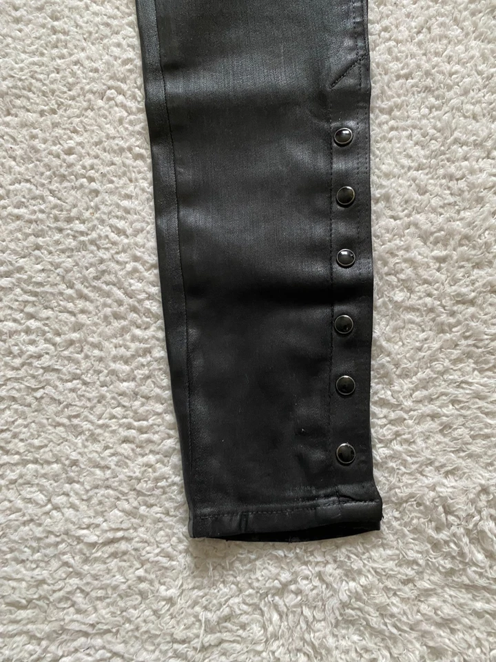 Legging Gap 1969 Inner Acogedor Mujer Talla 27 Negro Pantalones a Presión (D1) Foto 2 de 4