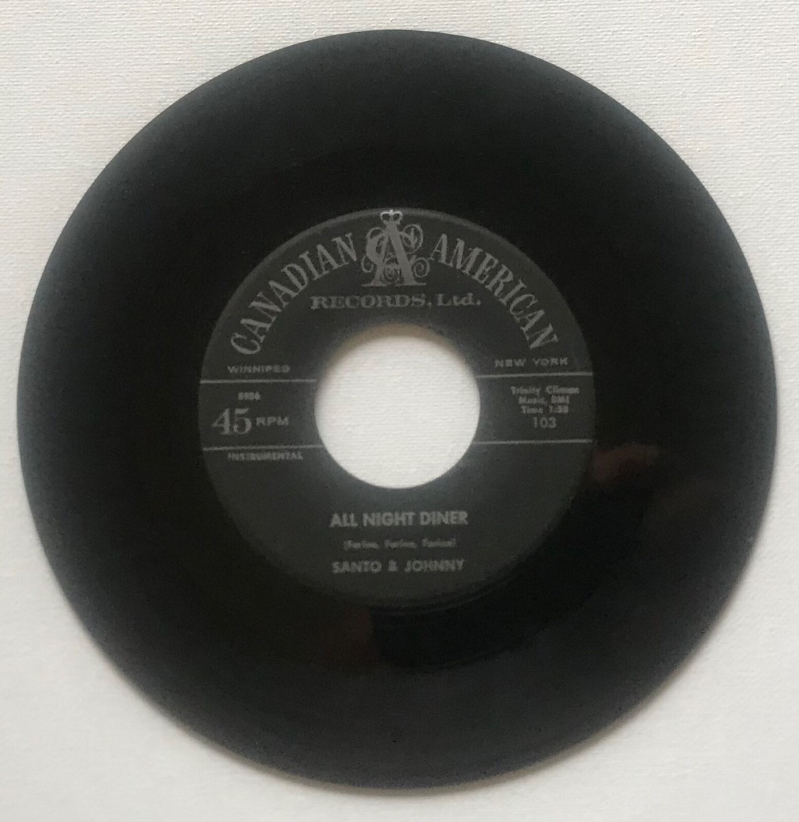 Santo & Johnny - Sleep Walk / All Night Diner - 1959 - 45 RPM | eBay