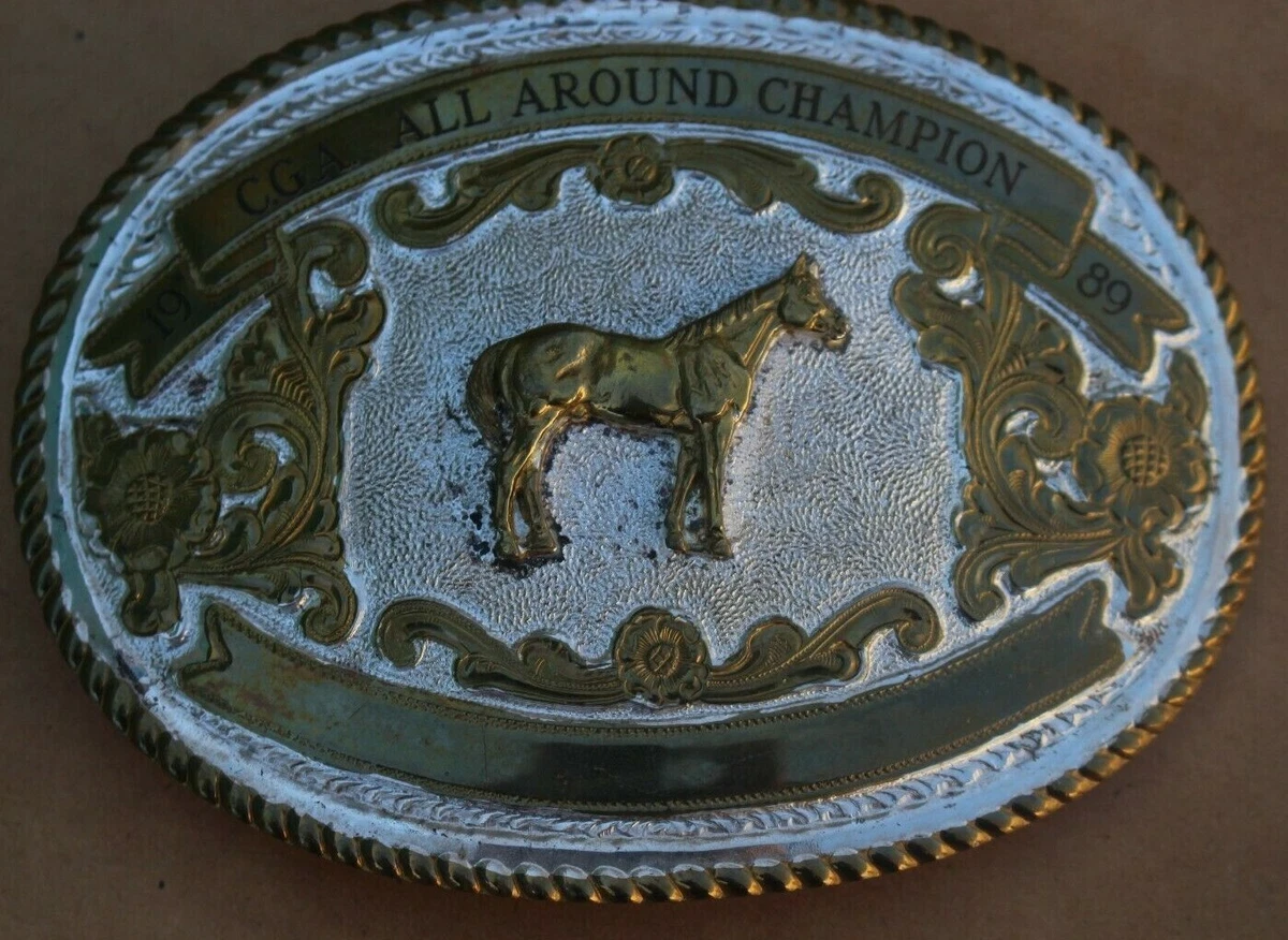 Vintage rodeo belt buckles cheap