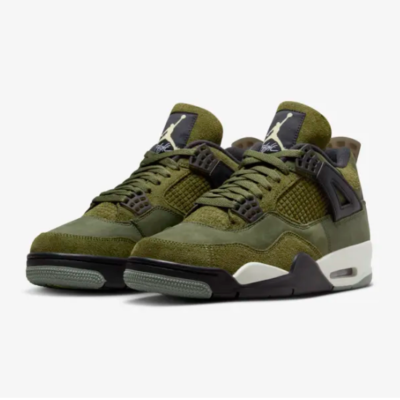 Nike Air Jordan Retro 4 Craft Shoes 'Olive' (FB9927-200