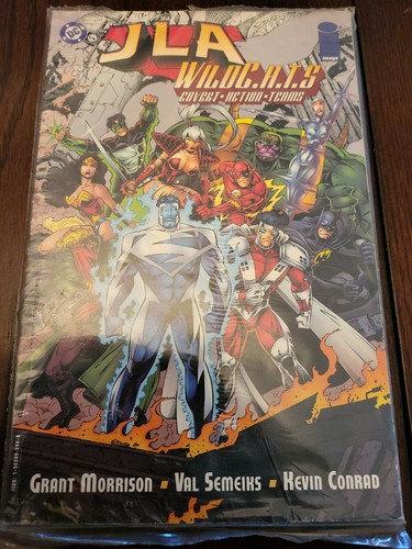 JLA Wildcats Covert Action Teams DC Comic Graphic Novel 1997 1st Print