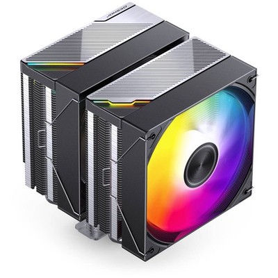 Jonsbo CA80 CPU-Kühler, Dual-Tower, 2 x 120mm, PWM, ARGB - schwarz