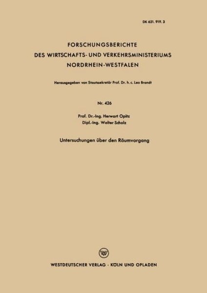 Untersuchungen üBer Den RäUmvorgang Herwart Opitz-image