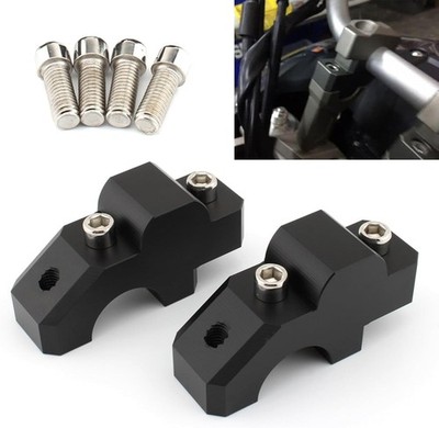 Handlebar Raiser Handle Bar Riser Mount Clamp Adapter Fit For Yamaha MT-09 Trace