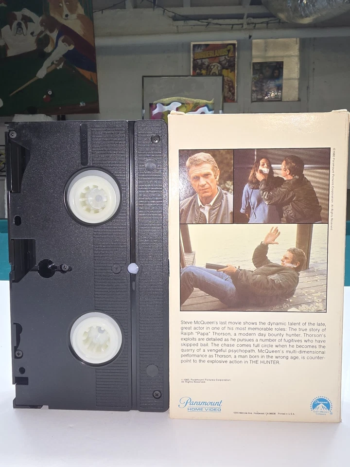 The Hunter (1980) VHS movie - Steve McQueen & LeVar Burton - Rare! - Image 2 of 4