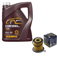 SCT Inspektionspaket 5L Mannol TDI 5W-30 FüR Opel Zafira B 1.9 Cdti Vectra C