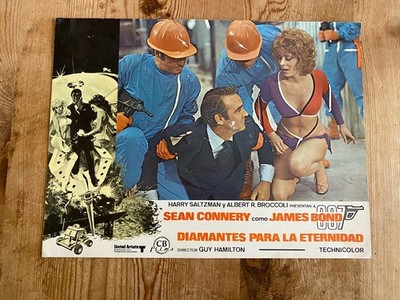 Filmplakat DIAMANTEN FÜR DIE EWIGKEIT - James Bond 007 - 35,5 x 27 cm