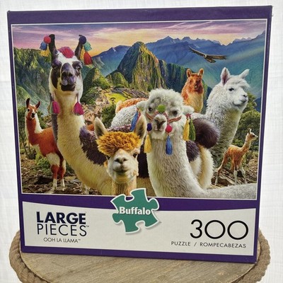 Buffalo Games Puzzle 300 Piece OOH LA LLAMA Adrian Chesterman