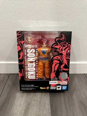 S.H. Figuarts SUPER SAIYAN GOD SON GOKU Bandai Event Exclusive Color Edition New