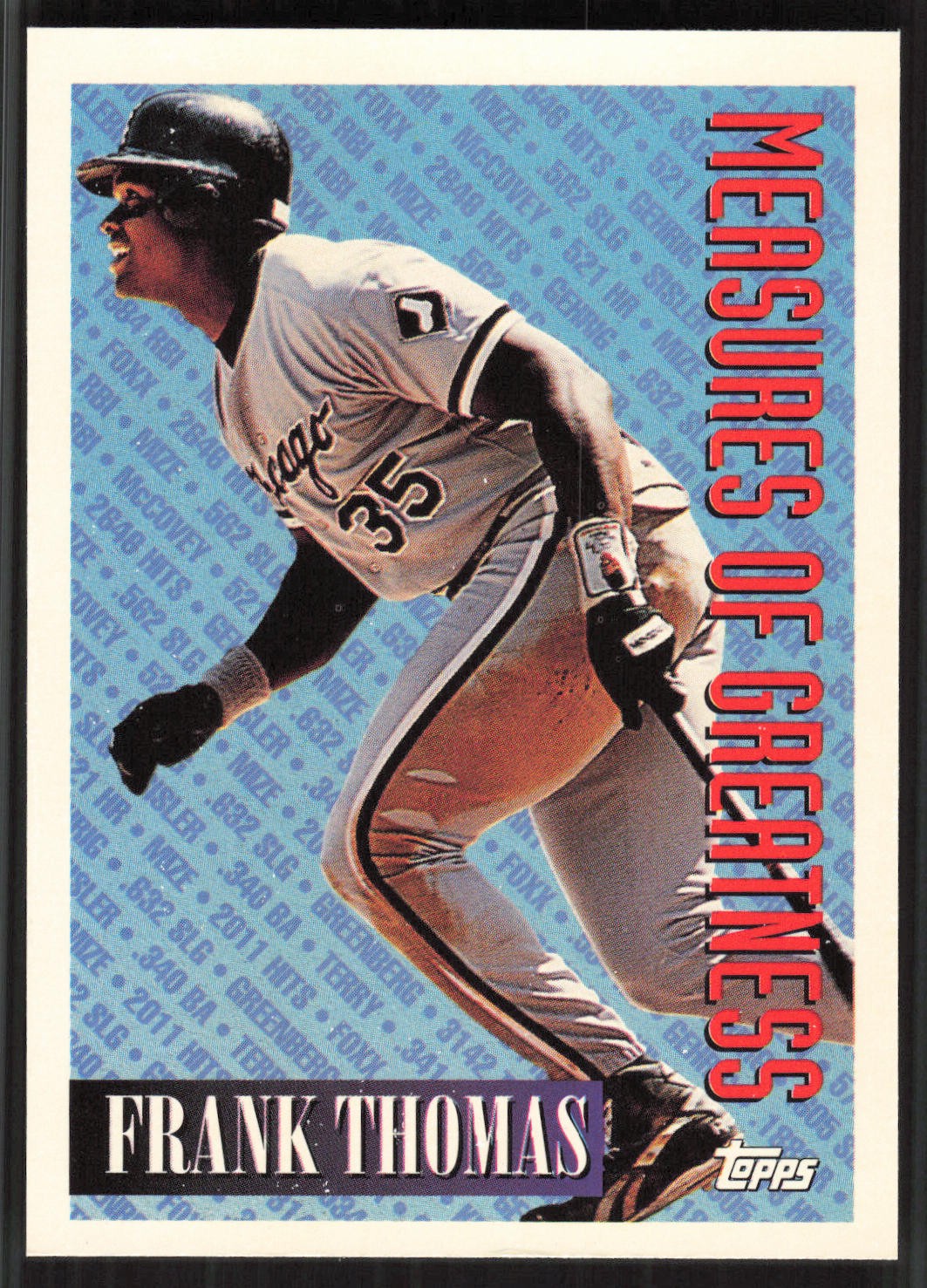 Frank Thomas #601 Baseball Cards 1994 Topps trading card — raw and PSA graded price guide