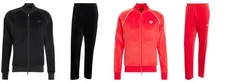 Men's Adidas Originals SST Superstar Adicolor Velour Jacket Pants Track Suit New