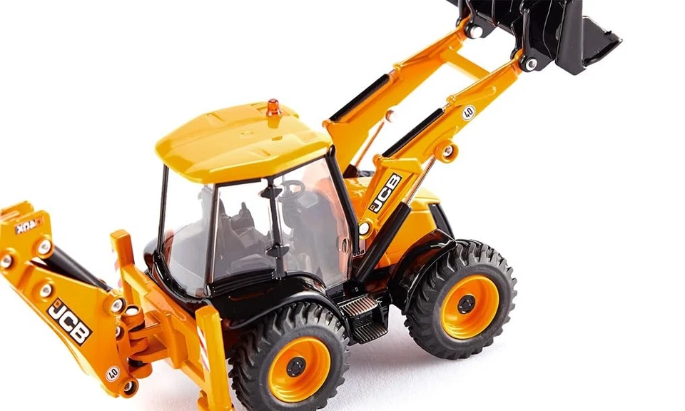 siku 3558, JCB 4CX Backhoe Loader, 1:50, Metal/Plastic, Yellow, Multifunctional - Image 4 of 4